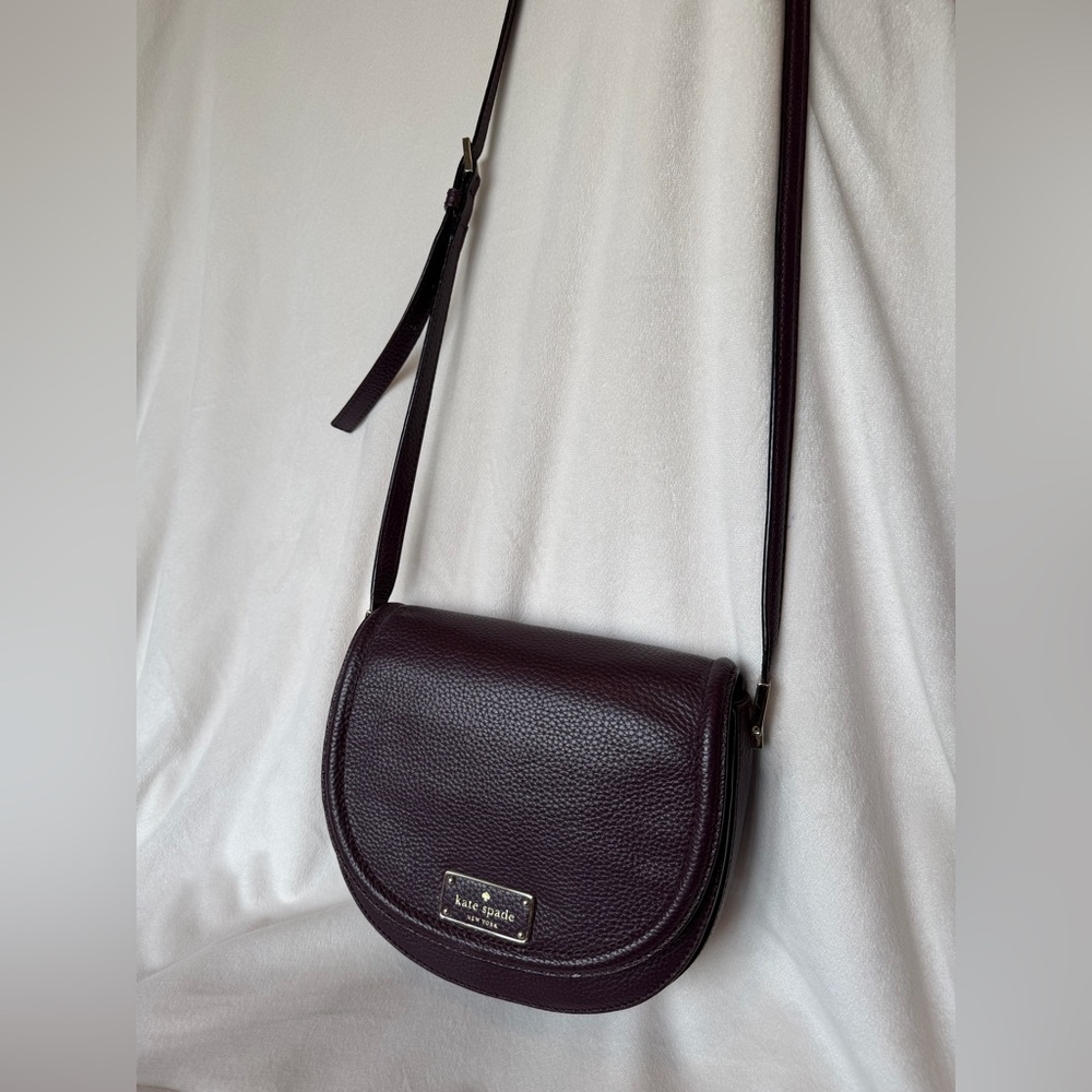Kate Spade Dark Purple Crossbody Bag